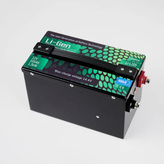 LI-L105 12V 105AH lithium-ion battery Super Series with bluetooth high power BMS - 5 Year Guarantee