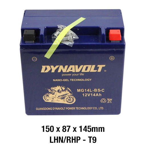 YTX14AH-BS AGM GEL Replacement Battery