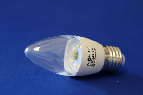 Candle LED Light Bulb 6 Watt E27 Watt Daylight from the Batteryworldshop.com