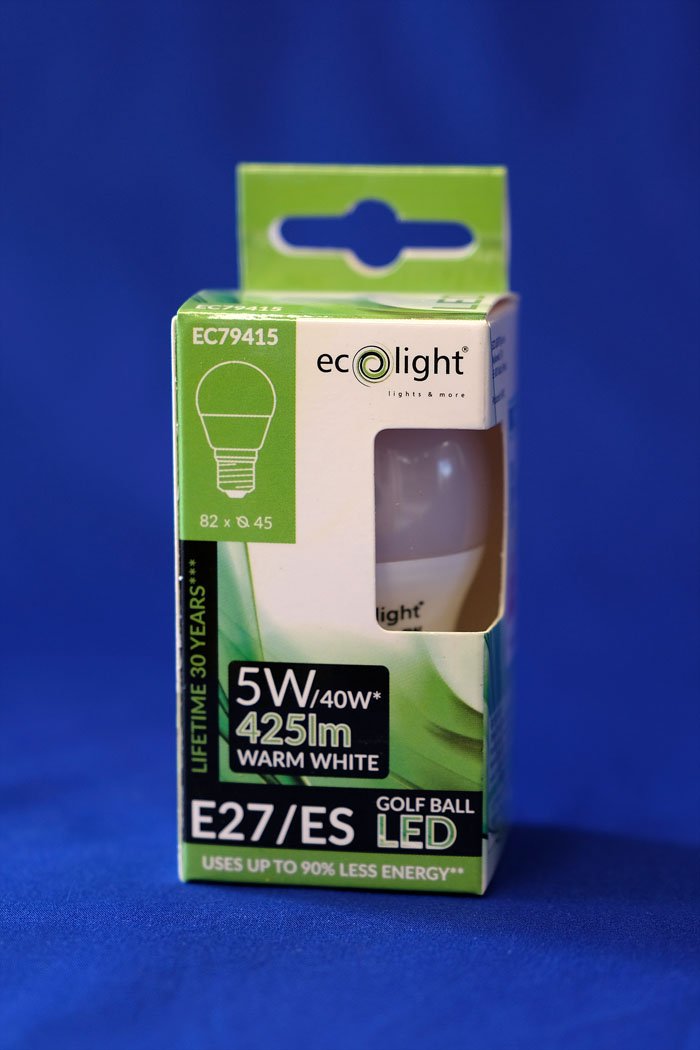 GOLF LED Light Bulb 5 Watt E27 Warm White from the Batteryworldshop.com