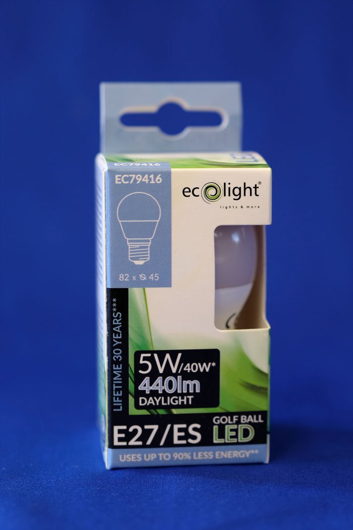 GOLF LED Light Bulb 5 Watt E27 Daylight from the Batteryworldshop.com