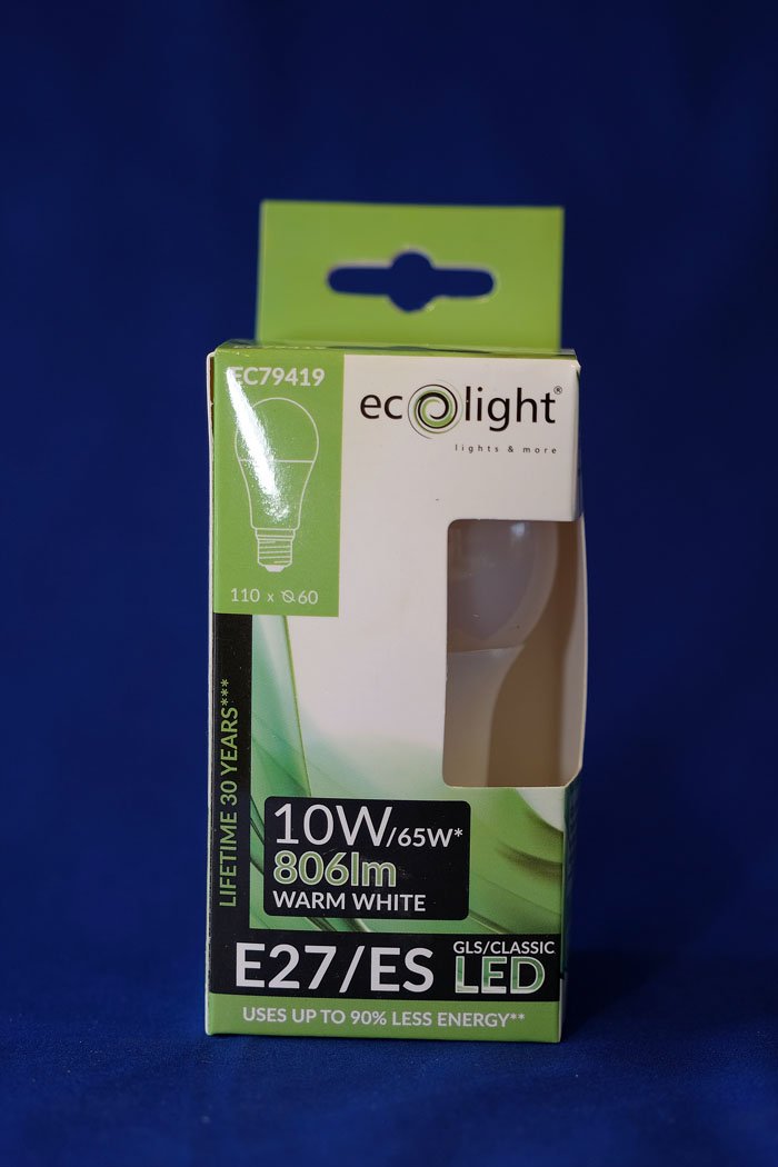 GLS Classic LED Light Bulb 10 Watt E27 Warm White from the Batteryworldshop.com