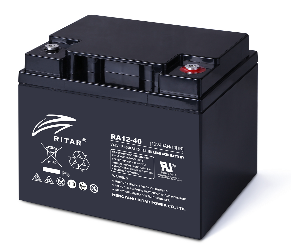 12 Volt 40Ah Sealed Lead Acid Battery