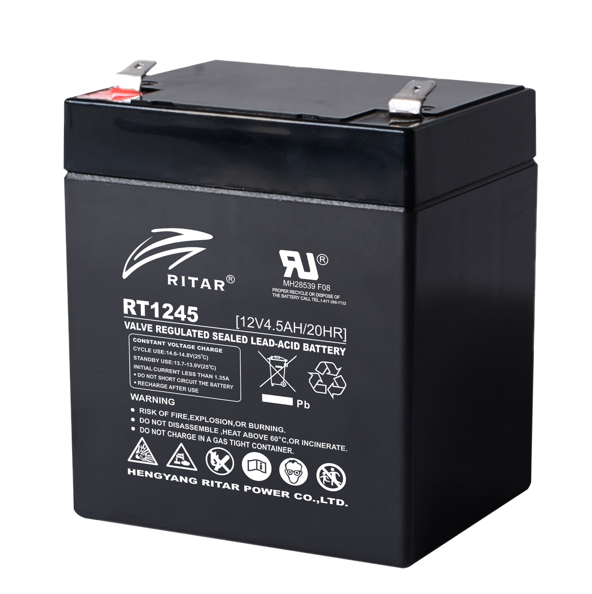 12 Volt 4.5Ah Sealed Lead Acid Battery