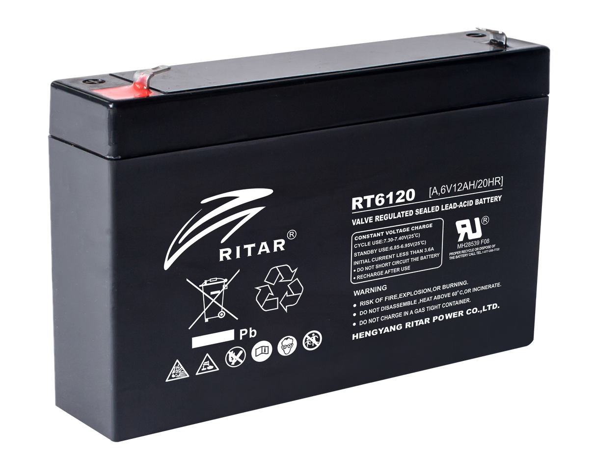 6 Volt 12Ah Sealed Lead Acid Battery