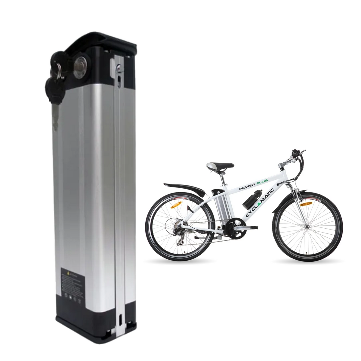 Cyclamatic Powerplus 24 Volt Electric Bicycle Battery Lithium Rebuild The Battery World Shop