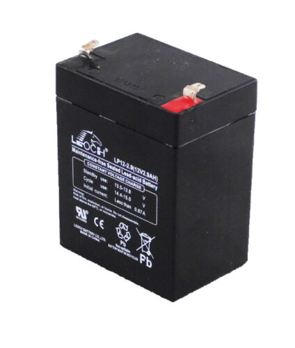 12 Volt 2.9Ah Sealed Lead Acid Battery