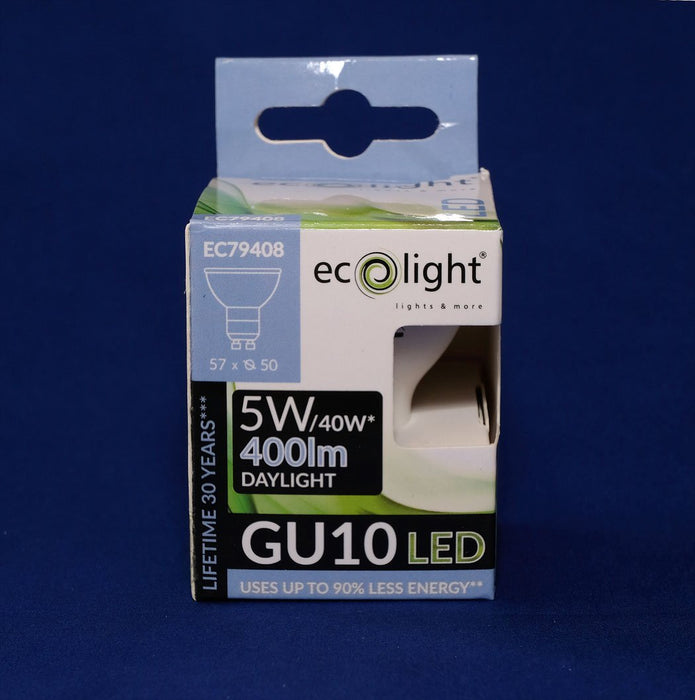 GU10 LED Light Bulb 5 Watt Daylight from the Batteryworldshop.com
