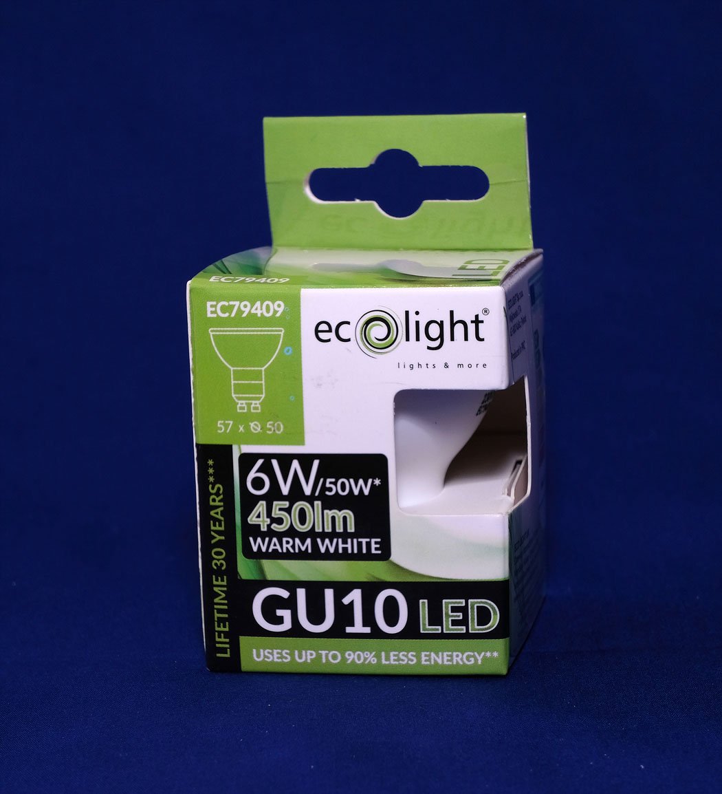 GU10 LED Light Bulb 6 Watt Warm White from the Batteryworldshop.com