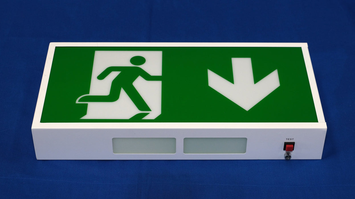 EM-B2045E - Emergency Exit Wall Mounted LED Sign(down)
