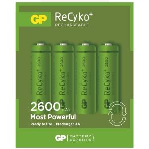 AA GP NIMH Rechargeable Pack of 4 from the Batteryworldshop.com