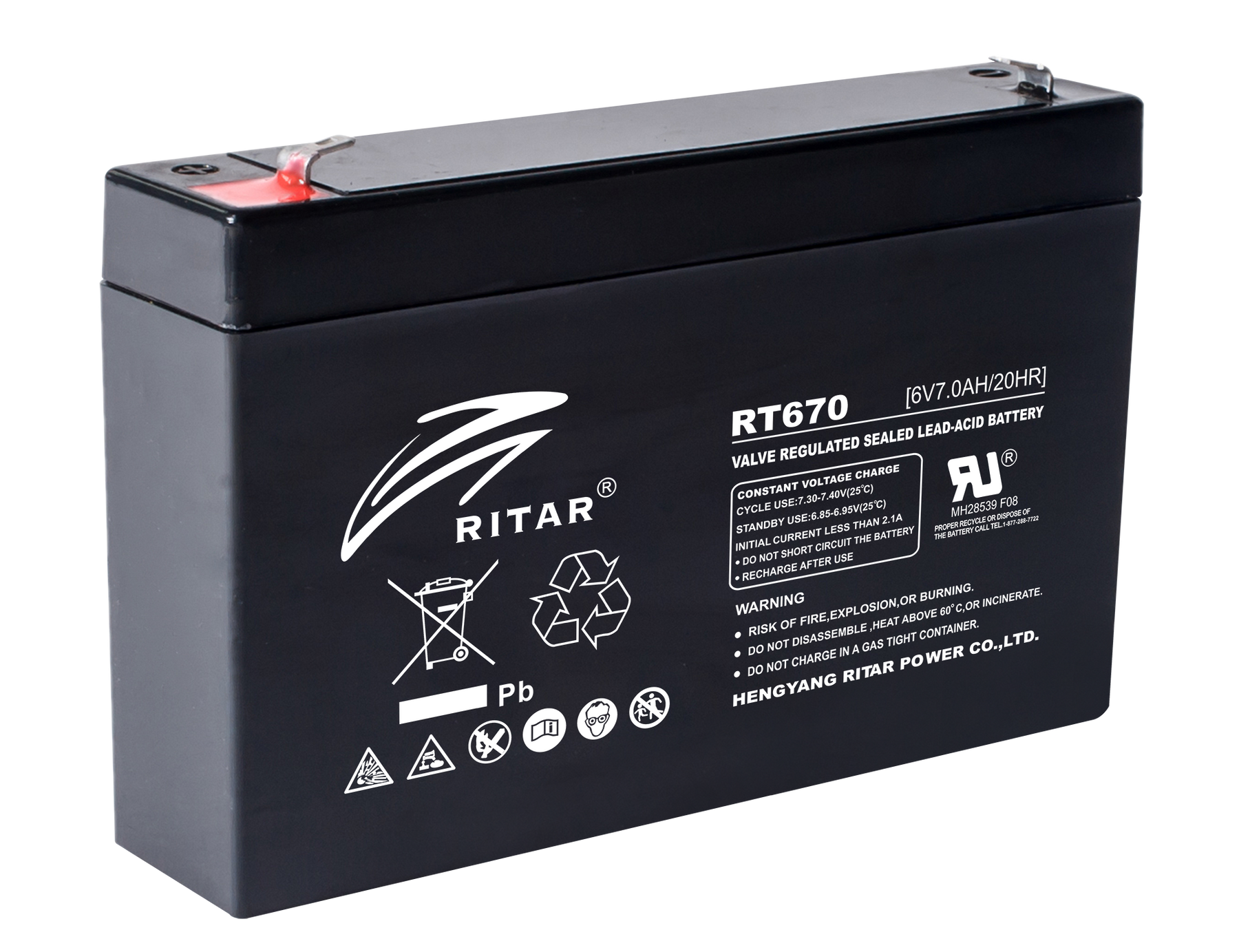 6 Volt 7Ah Sealed Lead Acid Battery