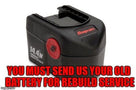 Snap On 14.4 Volt Nickel Cadmium Battery (Ni-Cd) - Rebuild Service To 3Ah - Power Tool Rebuild